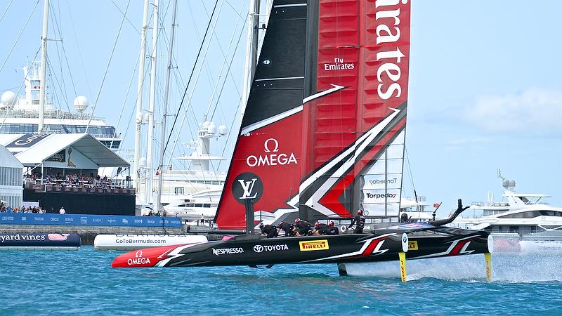Race 7 - Finals, America's Cup Playoffs- Day 15, June 12, 2017 (ADT) photo copyright Richard Gladwell taken at  and featuring the AC50 class