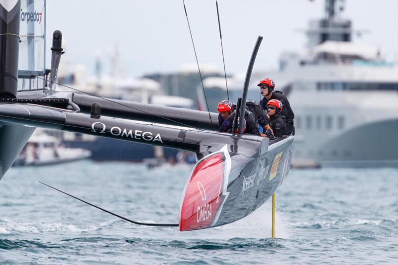 Emirates Team New Zealand pack a low profile during the 35th America's Cup - photo © Emirates Team New Zealand