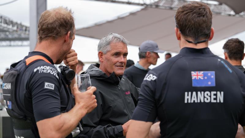 Josh Junior, Russell Coutts and Marcus Hansen NZ SailGP Team - Rockwool SailGP Denmark Copenhagen - Season 3, August 2022 photo copyright SailGP taken at Royal Danish Yacht Club and featuring the AC50 class