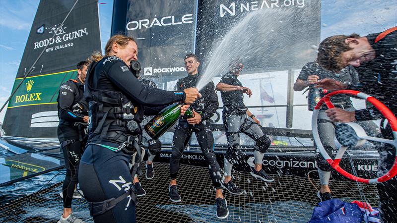 Kiwis celebrate a second Event win Rockwool SailGP Denmark Copenhagen - Season 3, August 2022 - photo © SailGP