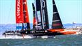 The 2013 America's Cup wind limit varied between 19.9 and 24.5kts in San Francisco dictated by the theoretical tidal flow in a University model of San Francisco Bay © Richard Gladwell Sail-World.com