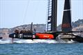 Oracle Team USA v Emirates Team New Zealand. America's Cup Day 4, San Francisco. Oracle Team USA before the start of race 6 © Richard Gladwell Sail-World.com