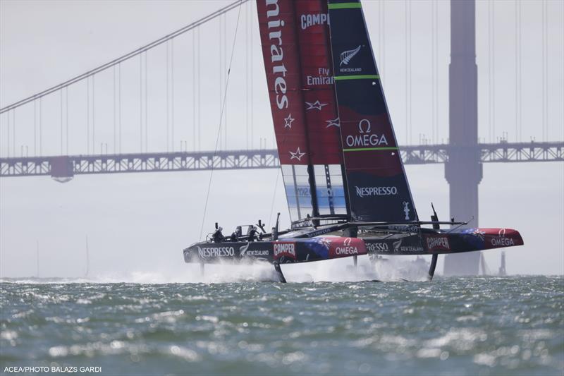 Emirates Team New Zealand go 6-0 up in the 34th America's Cup - photo © Balazs Gardi / ACEA