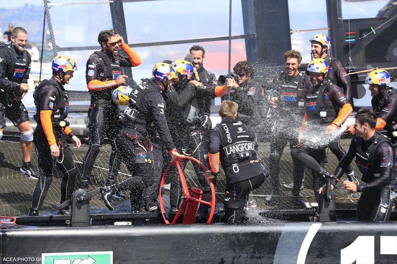 ORACLE TEAM USA win the 34th America's Cup photo copyright Gilles Martin-Raget / ACEA taken at  and featuring the AC72 class