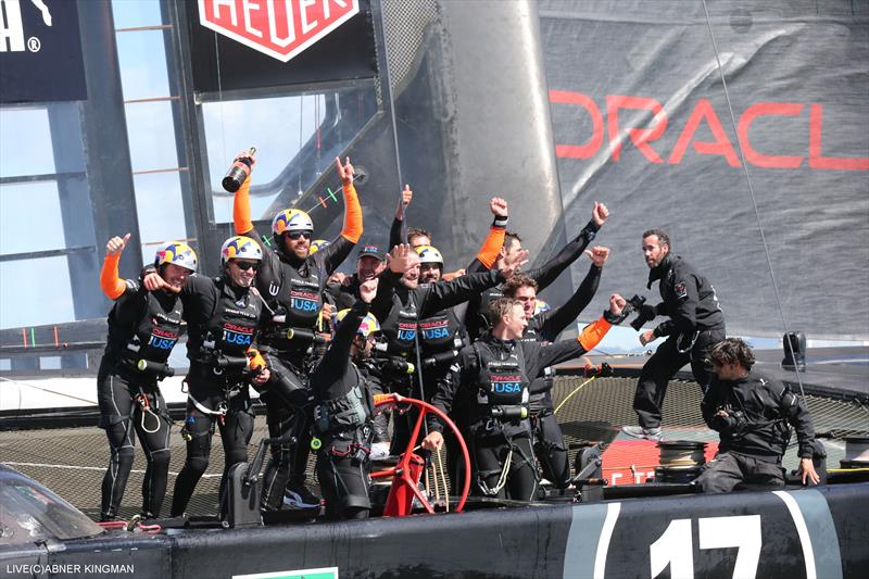 ORACLE TEAM USA win the 34th America's Cup photo copyright Abner Kingman / ACEA taken at  and featuring the AC72 class