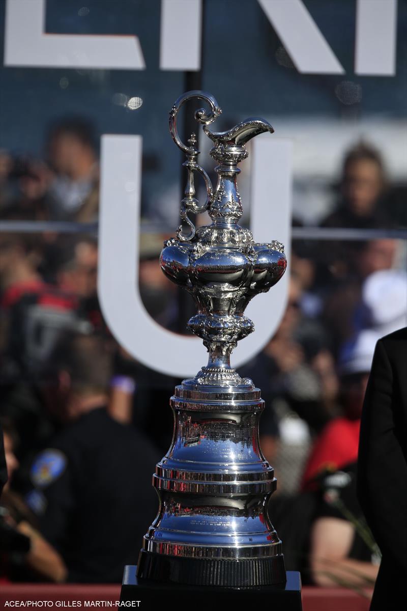 The America's Cup photo copyright Gilles Martin-Raget / ACEA taken at  and featuring the AC72 class