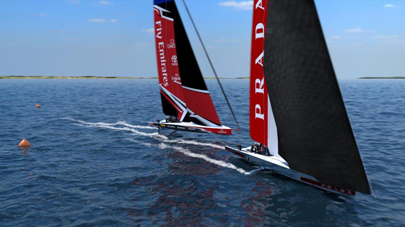 The America's Cup AC75 boat concept revealed photo copyright Emirates Team New Zealand taken at  and featuring the AC75 class