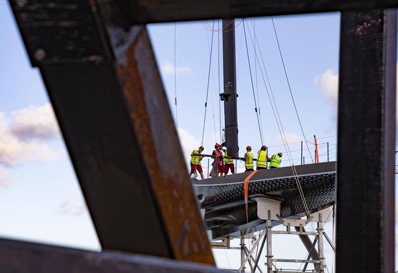 The team has been working flat out to identify and rectify the issues faced in the World Series photo copyright COR 36 / Studio Borlenghi taken at  and featuring the AC75 class