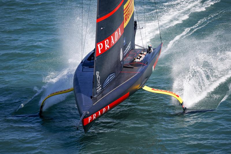 PRADA Cup Day 1: Round Robin 1 - Luna Rossa PRADA Pirelli Team photo copyright COR36 / Studio Borlenghi taken at  and featuring the AC75 class