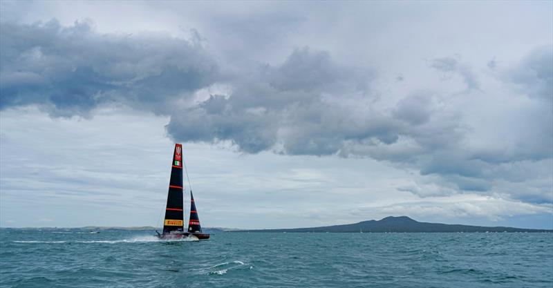 PRADA Cup Day 3: Round Robin 2 - Luna Rossa Prada Pirelli photo copyright Luca Butto' taken at  and featuring the AC75 class