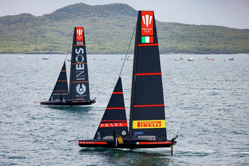 PRADA Cup Day 3: Round Robin 2 - Luna Rossa Prada Pirelli vs INEOS TEAM UK - photo © Carlo Borlenghi