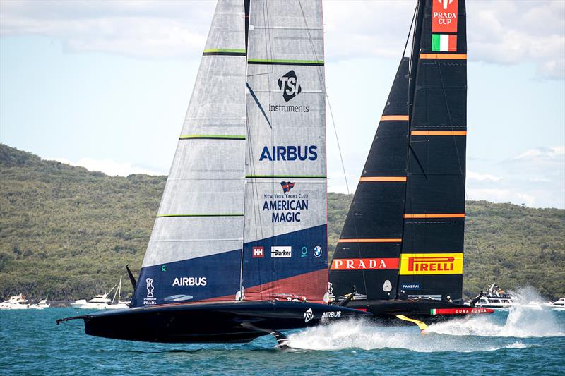 PRADA Cup Semi Final: New York Yacht Club American Magic vs. Luna Rossa Prada Pirelli - photo © Sailing Energy / American Magic