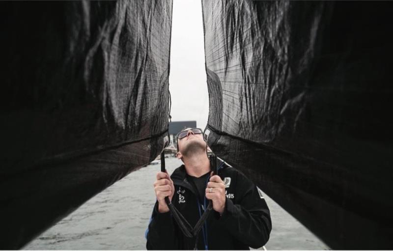 AC75 Double Luff Mainsail - photo © ETNZ Hamish Hooper