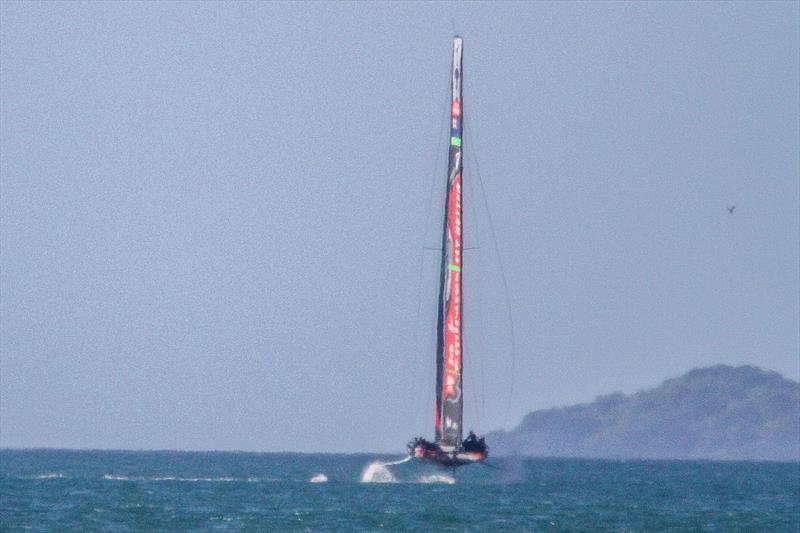 Emirates Team New Zealand - Waitemata Harbour - October 12, 2019 photo copyright Richard Gladwell taken at Royal New Zealand Yacht Squadron and featuring the AC75 class