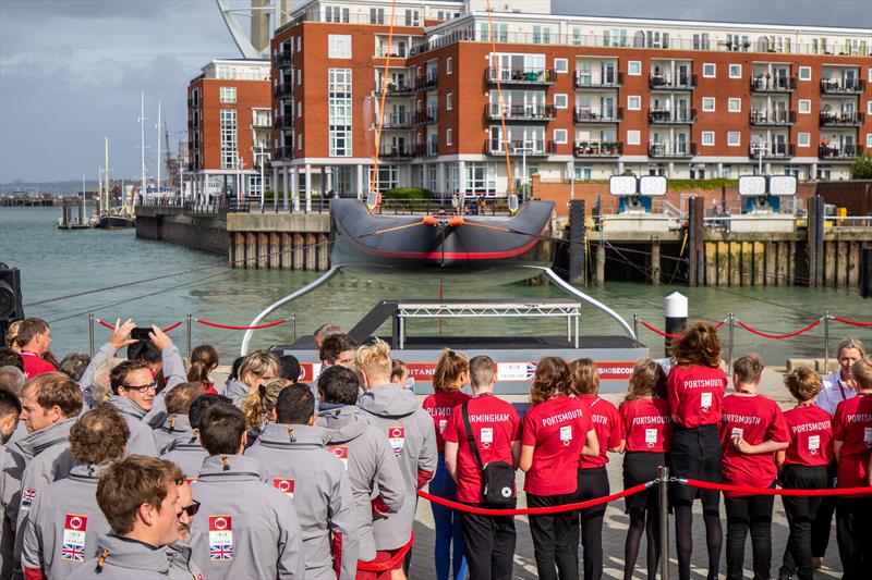 INEOS Team UK ahead of her launch in Portsmouth - photo © Cameron Gregory Media