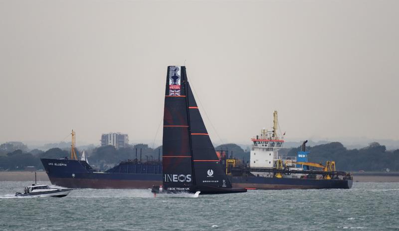 INEOS Team UK test sailing in the Solent - October 2019 - photo © John Green