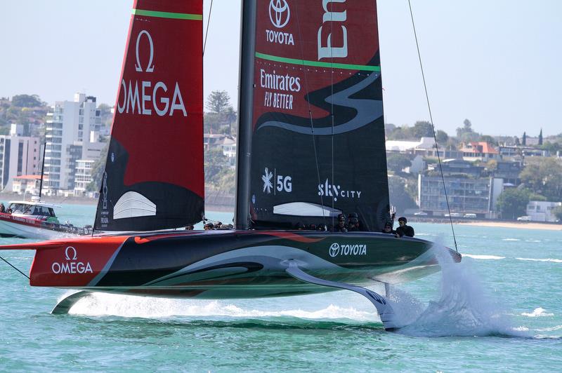 Te Aihe - Emirates Team New Zealand - Waitemata Harbour - November 4, 2019 - photo © Richard Gladwell / Sail-World.com