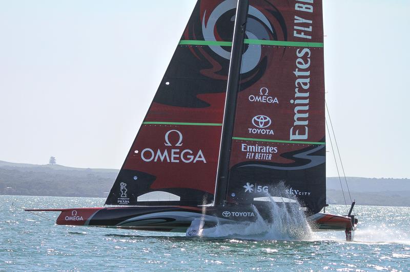 Te Aihe - Emirates Team New Zealand - Waitemata Harbour - November 4, 2019 - photo © Richard Gladwell / Sail-World.com