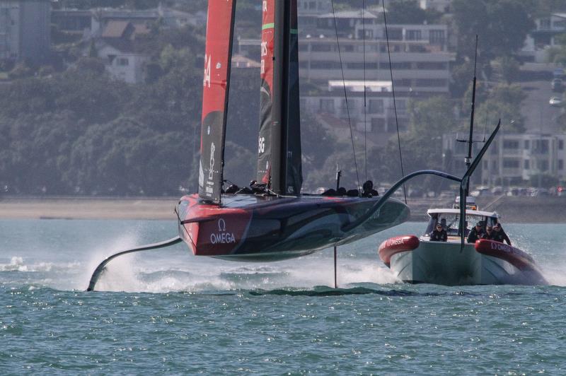 Te Aihe - Emirates Team New Zealand - Waitemata Harbour - November 4, 2019 photo copyright Richard Gladwell / Sail-World.com taken at Royal New Zealand Yacht Squadron and featuring the AC75 class