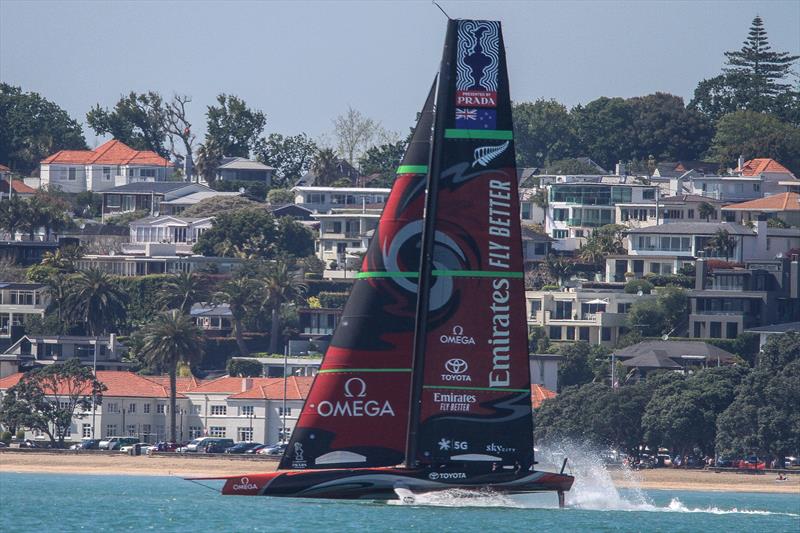 Emirates Team New Zealand's Te Aihe, Wiatemata Harbour, November 4, 2019 - photo © Richard Gladwell, Sail-World.com / nz