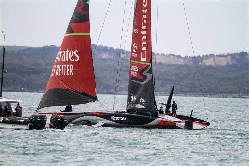 Emirates Team New Zealand's Te Aihe, Waitemata Harbour, November 6, 2019 - photo © Richard Gladwell / Sail-World.com