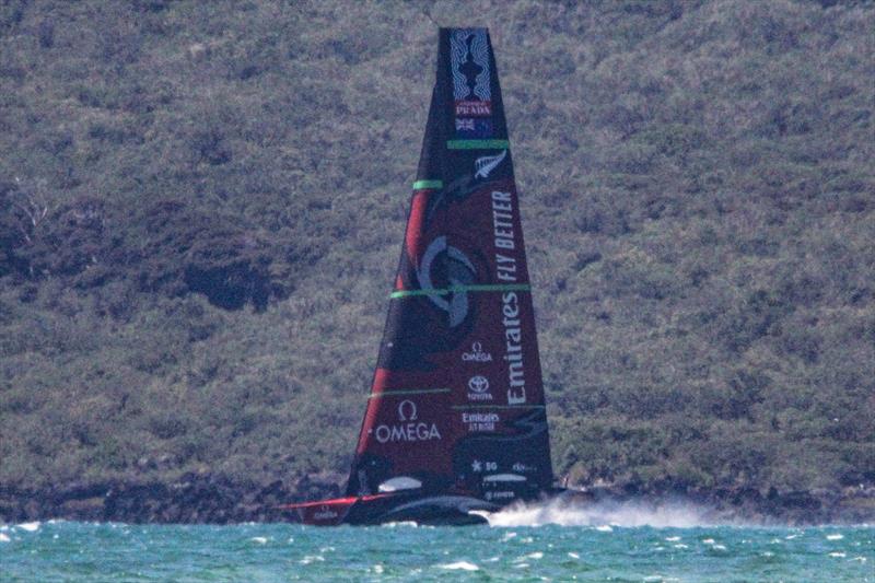 Emirates Team New Zealand's Te Aihe, Waitemata Harbour, November 7, 2019 - photo © Richard Gladwell / Sail-World.com