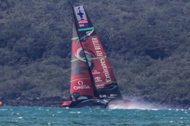 Emirates Team New Zealand's Te Aihe, Waitemata Harbour, November 7, 2019 - photo © Richard Gladwell / Sail-World.com