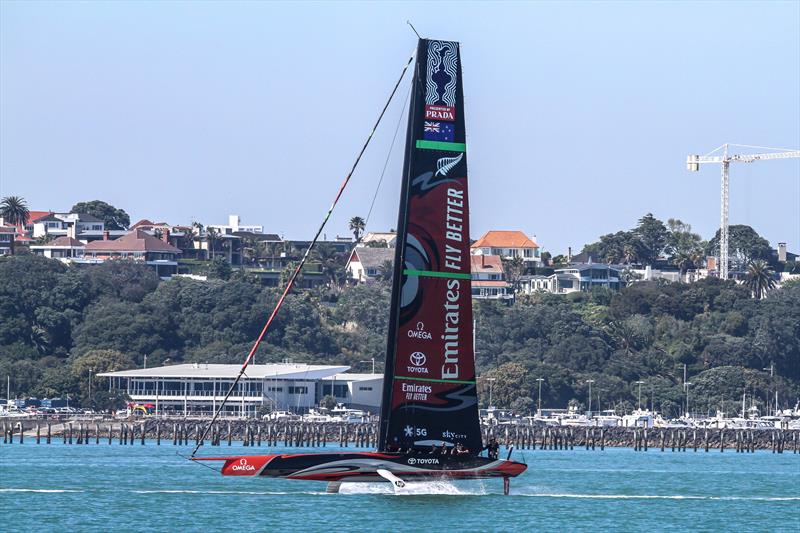 Emirates Team New Zealand's Te Aihe, Waitemata Harbour, November 7, 2019 - photo © Richard Gladwell, Sail-World.com / nz