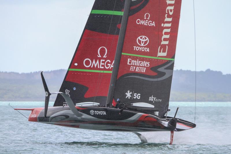 Emirates Team New Zealand - Waitemata Harbour - November 20, 2019 photo copyright Richard Gladwell / Sail-World.com taken at Royal New Zealand Yacht Squadron and featuring the AC75 class