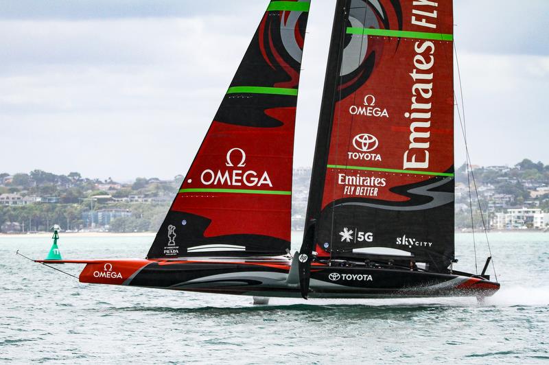 Emirates Team New Zealand - Waitemata Harbour - November 20, 2019 photo copyright Richard Gladwell / Sail-World.com taken at Royal New Zealand Yacht Squadron and featuring the AC75 class