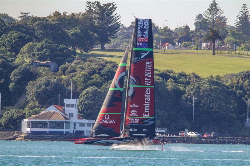 Emirates Team New Zealand - AC75 - Te Aihe - December 11, 2019, Waitemata Harbour - photo © Richard Gladwell / Sail-World.com