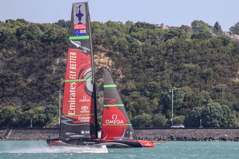 Emirates Team New Zealand - AC75 - Te Aihe - December 11, 2019, Waitemata Harbour - photo © Richard Gladwell / Sail-World.com