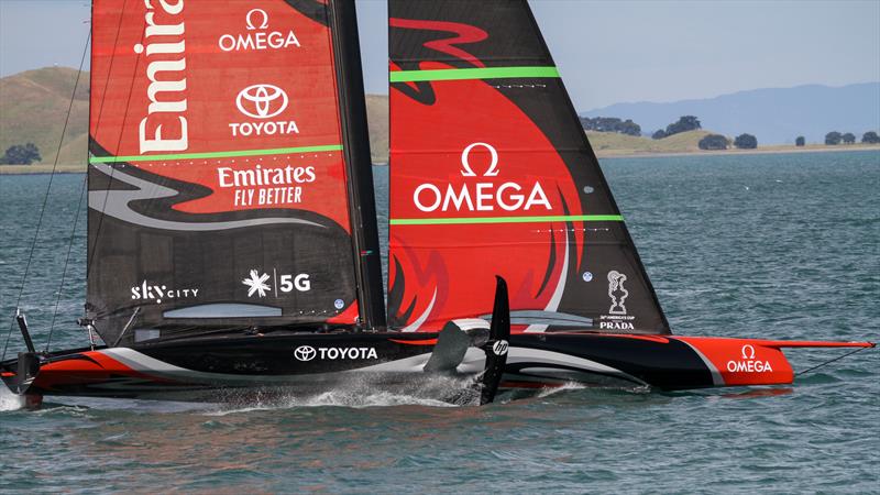 Emirates Team New Zealand - AC75 - Te Aihe - December 11, 2019, Waitemata Harbour - photo © Richard Gladwell / Sail-World.com