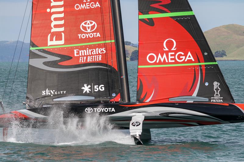 Emirates Team New Zealand - AC75 - Te Aihe - December 11, 2019, Waitemata Harbour - photo © Richard Gladwell / Sail-World.com