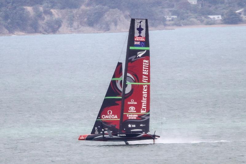 Emirates Team New Zealand in The Paddock - January 8, 2020 photo copyright Richard Gladwell / Sail-World.com taken at Royal New Zealand Yacht Squadron and featuring the AC75 class