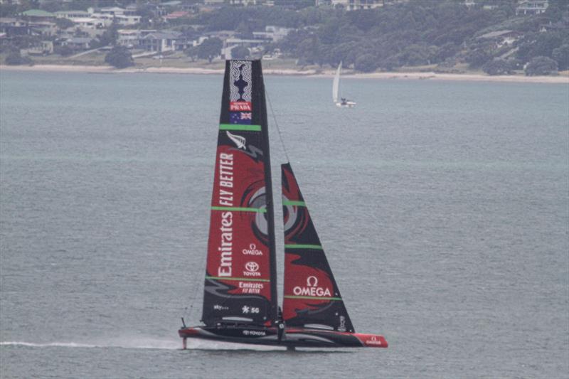 Emirates Team New Zealand in The Paddock - January 8, 2020 photo copyright Richard Gladwell / Sail-World.com taken at Royal New Zealand Yacht Squadron and featuring the AC75 class