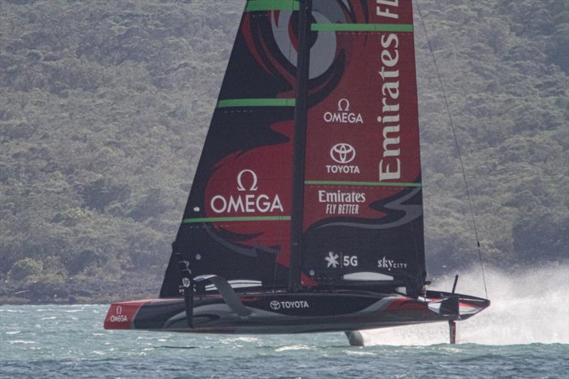 Emirates Team New Zealand's AC75 - January 10, 2020 photo copyright Richard Gladwell / Sail-World.com taken at Royal New Zealand Yacht Squadron and featuring the AC75 class