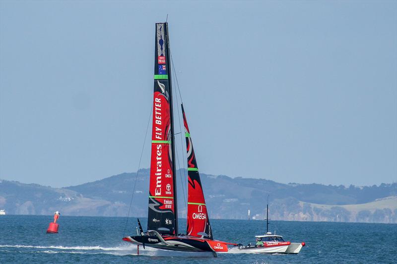 AC75 - Emirates Team New Zealand - Waitemata Harbour, January 15, 2020 - photo © Richard Gladwell / Sail-World.com