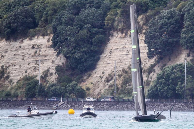 Te Kahu - Emirates Team New Zealand test AC75 - Waitemata Harbour - January 29, 2020 - photo © Richard Gladwell / Sail-World.com