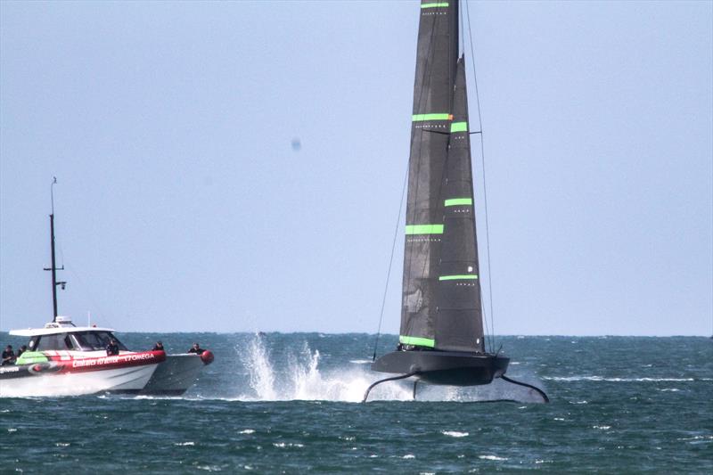 - Te Kahu - Emirates Team New Zealand - Waitemata Harbour - February 19, 2020 photo copyright Richard Gladwell / Sail-World.com taken at Royal New Zealand Yacht Squadron and featuring the AC75 class