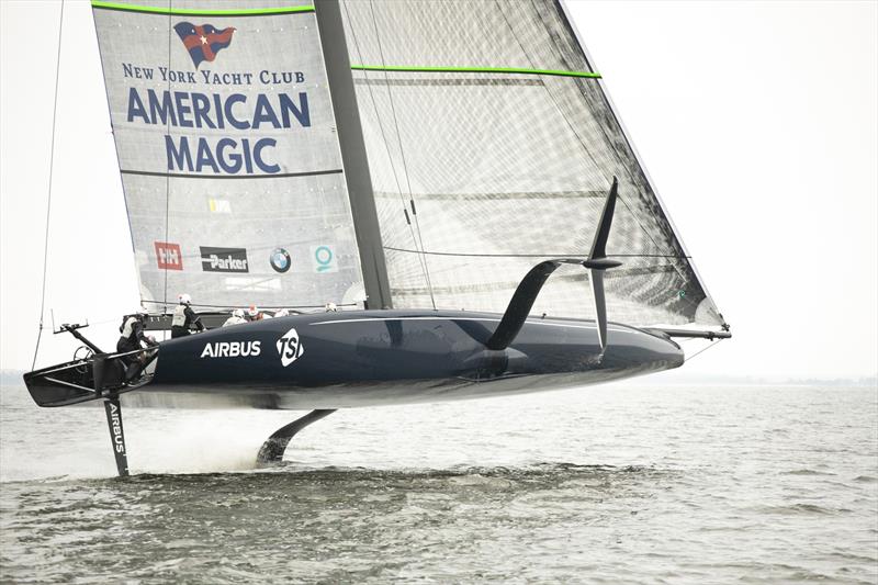 American Magic - Pensacola - New York Yacht Club - America's Cup - February 2020 photo copyright American Magic / Dylan Clarke taken at New York Yacht Club and featuring the AC75 class