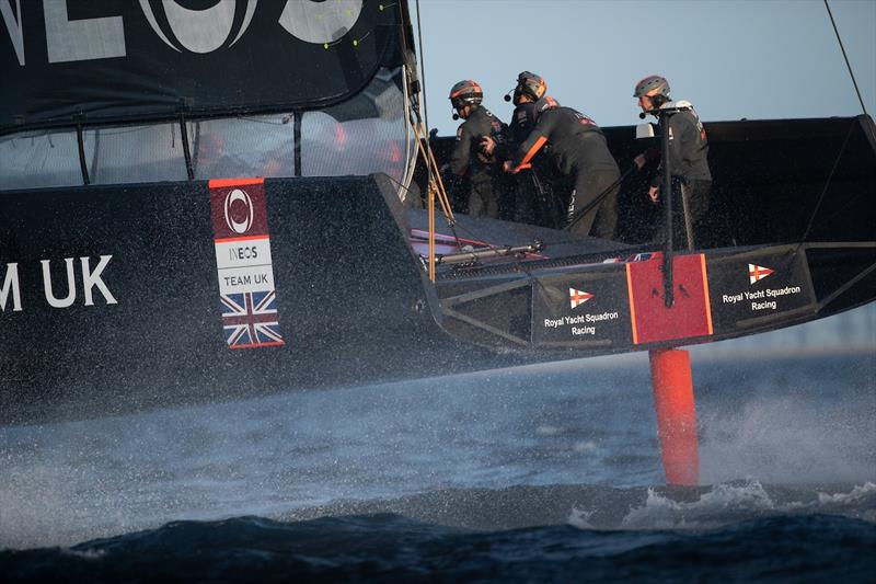 Sir Jim Ratcliffe on-board Britannia ahead of the first America's Cup World Series regatta in Cagliari, this April. - photo © Lloyd Images / Mark Lloyd