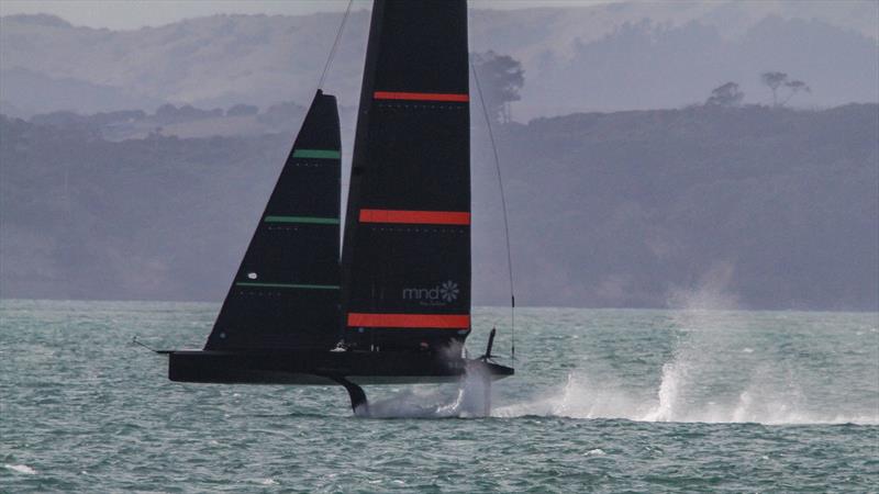 - Emirates Team New Zealand - Te Kaahu test session - May 2, 2020 - Waitemata Harbour photo copyright Richard Gladwell / Sail-World.com taken at Royal New Zealand Yacht Squadron and featuring the AC75 class