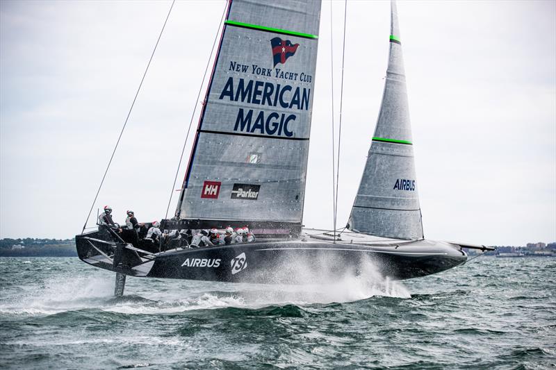 American Magic's AC75 Defiant testing off Newport, RI - photo © Amory Ross / NYYC American Magic