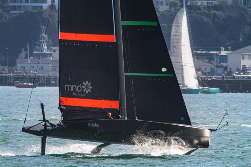 Emirates Team NZ's Test boat - Te Kahu - Waitemata Harbour, June 2020 - photo © Richard Gladwell / Sail-World.com