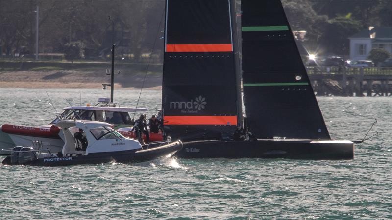 Emirates Team NZ's Test boat - Te Kahu - Waitemata Harbour, June 2020 - photo © Richard Gladwell / Sail-World.com