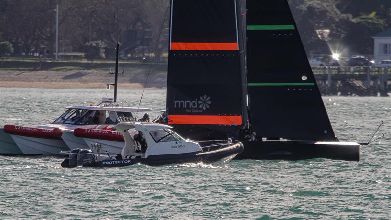 Emirates Team NZ's Test boat - Te Kahu - Waitemata Harbour, June 2020 - photo © Richard Gladwell / Sail-World.com