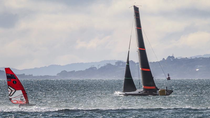 Emirates Team NZ's Test boat - Te Kahu - Waitemata Harbour, June 2020 - photo © Richard Gladwell / Sail-World.com