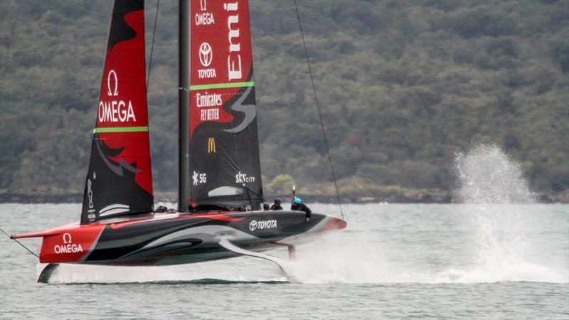 Emirates Team NZ' s AC75 Te Aihe - Auckland - July 1, 2020 - photo © Richard Gladwell / Sail-World.com