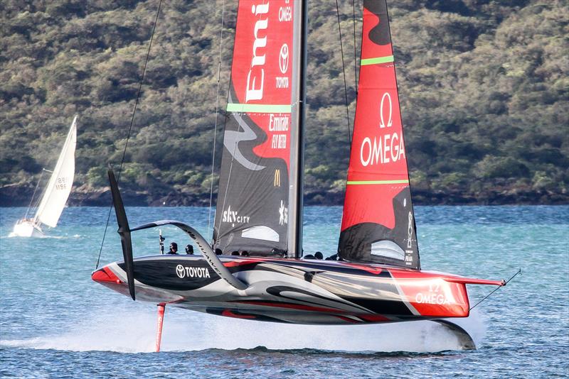 Te Aihe  - AC75 - Emirates Team New Zealand, July 12, Waitemata Harbour, Auckland, New Zealand - photo © Richard Gladwell / Sail-World.com